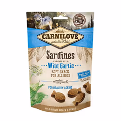 CARNILOVE Sardines with Wild Garlic, Universel, Toutes races, Géant (&gt; 45kg), Maxi (26 - 44kg), Moyen (11 - 25kg), Mini (5 ...