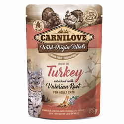 CARNILOVE Turkey Valerian, Adulte, Toutes races, Dinde, 85 g