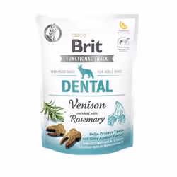 Brit Functional Snack Dental Venison, Friandises, Chien, Adulte, Gibier, 150 g