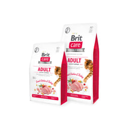 Brit 8595602540822 croquette pour chat 2 kg Adulte Poulet, Volaille, Turquie