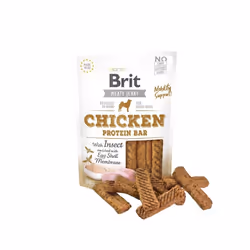 Brit Jerky Snack, Friandises, Chien, Adulte, Poulet, 80 g, Sans sucre