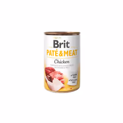 BRIT NOURRITURE HUMIDE POULET BOEUF 400 G Poids : 455 grammes Largeur : 7.5 centimètres Hauteur : 7.5 centimètres Longueur :  ...