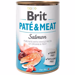 BRIT NOURRITURE HUMIDE POULET SAUMON 400 G Poids : 455 grammes Largeur : 7.5 centimètres Hauteur : 7.5 centimètres Longueur : ...