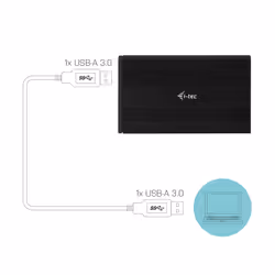i-tec Advance MySafe AluBasic 2.5" USB 3.0 - Vue supplémentaire 7