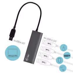 i-tec Metal Superspeed USB 3.0 4-Port Hub - Vue supplémentaire 4