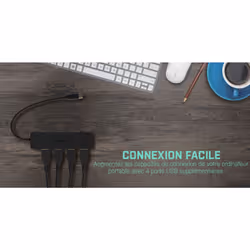 i-tec Advance USB-C Slim Passive HUB 4 Port - Vue supplémentaire 8