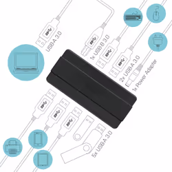 i-tec USB 3.0 Charging HUB 7 Port + Power Adapter - Vue supplémentaire 4
