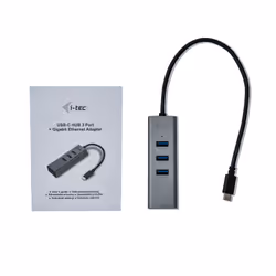 i-tec Metal USB-C HUB 3 Port + Gigabit Ethernet Adapter - Vue supplémentaire 4