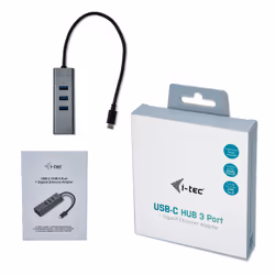 i-tec Metal USB-C HUB 3 Port + Gigabit Ethernet Adapter - Vue supplémentaire 6