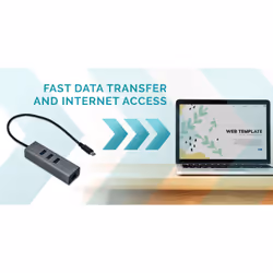 i-tec Metal USB-C HUB 3 Port + Gigabit Ethernet Adapter - Vue supplémentaire 9