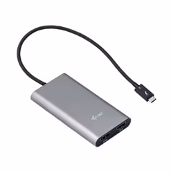 i-tec Thunderbolt 3 adaptateur vidéo double HDMI/60Hz, Thunderbolt 3, USB Type-C, Sortie HDMI, 4096 x 2160 pixels