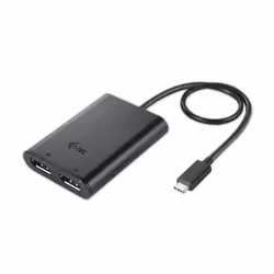 i-tec USB-C 3.1 Dual 4K DP Video Adapter, 3.2 Gen 1 (3.1 Gen 1), USB Type-C, Sortie de DisplayPorts, 3840 x 2160 pixels