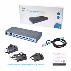 i-tec USB 3.0 / USB-C / Thunderbolt 3 Dual Display Docking Station - Vue supplémentaire 7