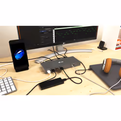 i-tec USB 3.0 / USB-C / Thunderbolt 3 Dual Display Docking Station - Vue supplémentaire 9