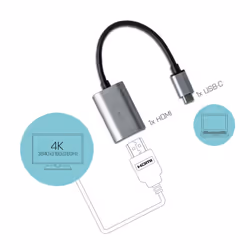 i-tec Metal USB-C HDMI Adapter 4K/60Hz - Vue supplémentaire 4