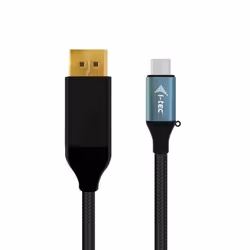 i-tec USB-C DisplayPort Cable Adapter 4K / 60 Hz 150cm, 1,5 m, USB Type-C, DisplayPort, Mâle, Mâle, 3840 x 2160 pixels