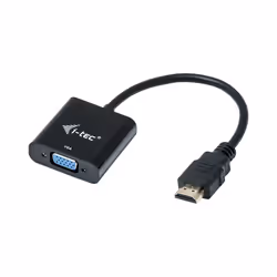 i-tec HDMI pour adaptateur de câble VGA, 0,15 m, HDMI, VGA, Mâle, Femelle, 1920 x 1080 pixels