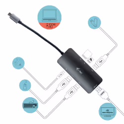 i-tec Metal USB-C Nano Dock 4K HDMI + Power Delivery 100 W - Vue supplémentaire 4