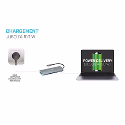i-tec Metal USB-C Nano Docking Station 4K HDMI LAN + Power Delivery 100 W - Vue supplémentaire 16