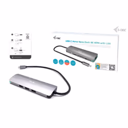 i-tec Metal USB-C Nano Docking Station 4K HDMI LAN + Power Delivery 100 W - Vue supplémentaire 9