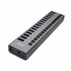 i-tec USB 3.0 Charging HUB 16port + Power Adapter 90 W, Intérieure, Secteur, Gris