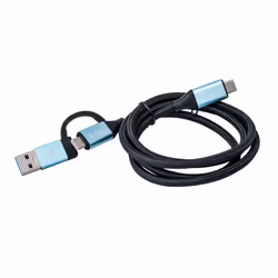 i-tec USB-C Cable to USB-C with Integrated USB 3.0 Adapter, 1 m, USB C, USB C, USB 3.2 Gen 1 (3.1 Gen 1), 10000 Mbit/s, Noir, ...