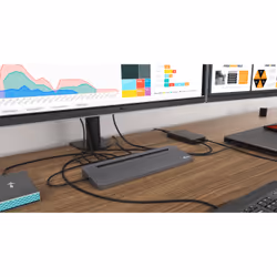 i-tec Metal USB-C Ergonomic 4K 3x Display Docking Station + Power Delivery 85 W - Vue supplémentaire 6