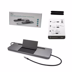 i-tec Metal USB-C Ergonomic 4K 3x Display Docking Station + Power Delivery 85 W - Vue supplémentaire 9