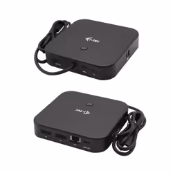 i-tec C31DUALDPDOCKPD station d'accueil Avec fil USB 3.2 Gen 1 (3.1 Gen 1) Type-C Noir - Vue supplémentaire 6