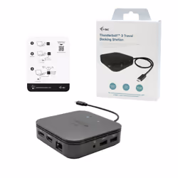 i-tec Thunderbolt 3 Travel Dock Dual 4K Display + Power Delivery 60W - Vue supplémentaire 4