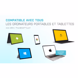 i-tec USB-C Dual Display Docking Station with Power Delivery 65W + Universal Charger 77 W - Vue supplémentaire 14