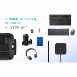 i-tec USB-C Dual Display Docking Station with Power Delivery 65W + Universal Charger 77 W - Vue supplémentaire 20