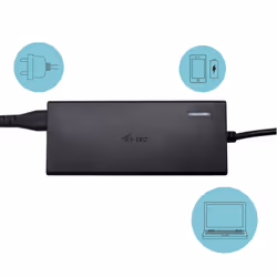 i-tec USB-C Dual Display Docking Station with Power Delivery 65W + Universal Charger 77 W - Vue supplémentaire 7