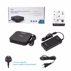 i-tec USB-C Dual Display Docking Station with Power Delivery 100 W + Universal Charger 100 W - Vue supplémentaire 13