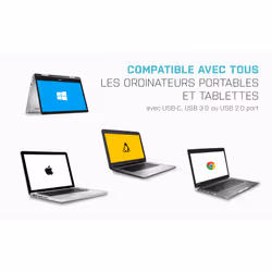 i-tec USB 3.0/USB-C Dual HDMI Docking Station - Vue supplémentaire 9