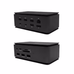 i-tec Metal USB4 Docking station Dual 4K HDMI DP + Power Delivery 80 W, Avec fil, USB4, 80 W, 3,5 mm, 10,100,1000 Mbit/s, Noi ...