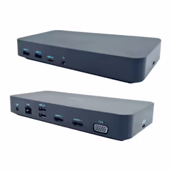 i-tec USB 3.0/USB-C/Thunderbolt, 3x Display Docking Station + Power Delivery 65W, Avec fil, USB 3.2 Gen 1 (3.1 Gen 1) Type-C, ...