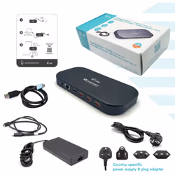 i-tec Thunderbolt 3/USB-C Dual 4K Docking Station + USB-C to DisplayPort Cable (1,5 m) + Power Delivery 60W - Vue supplémentaire 4