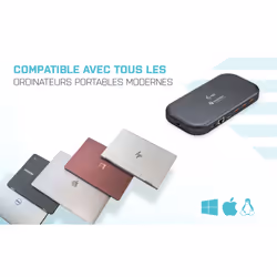 i-tec Thunderbolt 3/USB-C Dual 4K Docking Station + USB-C to DisplayPort Cable (1,5 m) + Power Delivery 60W - Vue supplémentaire 5