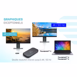 i-tec Thunderbolt 3/USB-C Dual 4K Docking Station + USB-C to DisplayPort Cable (1,5 m) + Power Delivery 60W - Vue supplémentaire 6