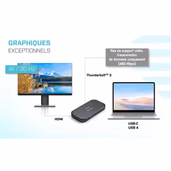 i-tec Thunderbolt 3/USB-C Dual 4K Docking Station + USB-C to DisplayPort Cable (1,5 m) + Power Delivery 60W - Vue supplémentaire 8