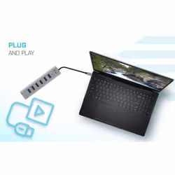 i-tec USB-C Charging Metal HUB 7 Port - Vue supplémentaire 11