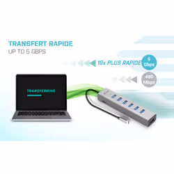 i-tec USB-C Charging Metal HUB 7 Port - Vue supplémentaire 6