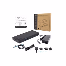 i-tec CADUA4KDOCKPDL2IT station d'accueil Avec fil USB 3.2 Gen 1 (3.1 Gen 1) Type-C Noir