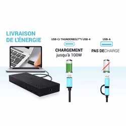 i-tec USB 3.0 / USB-C / Thunderbolt, 3x 4K Docking Station Gen 2 + Power Delivery 100W - Vue supplémentaire 6