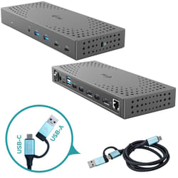 i-tec CATRIPLE4KDOCKPD2IT station d'accueil Avec fil USB 3.2 Gen 2 (3.1 Gen 2) Type-C Gris