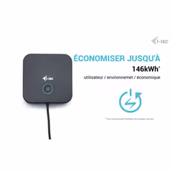 i-tec USB-C HDMI Dual DP Docking Station with Power Delivery 100 W + Universal Charger 100 W - Vue supplémentaire 12