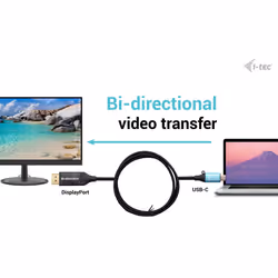 i-tec USB-C DisplayPort Bi-Directional Cable Adapter 8K/30Hz 150cm