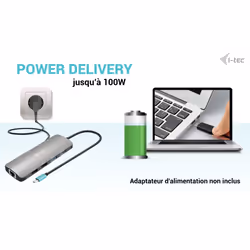 i-tec USB-C Metal Nano 2x Display Docking Station + Power Delivery 100 W - Vue supplémentaire 4
