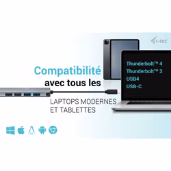 i-tec USB-C Metal Nano 2x Display Docking Station + Power Delivery 100 W - Vue supplémentaire 5